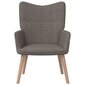 Poilsio kėdė, ruda, 62x68.5x96 cm цена и информация | Svetainės foteliai | pigu.lt
