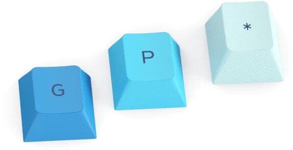 Glorious PC Gaming Race GPBT Keycaps Ocean 114 vnt. цена и информация | Klaviatūros | pigu.lt