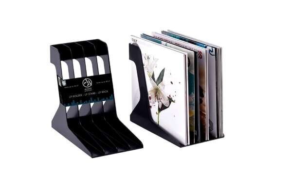 LP vinilinių plokštelių stovas Audio Anatomy, juodas kaina | pigu.lt