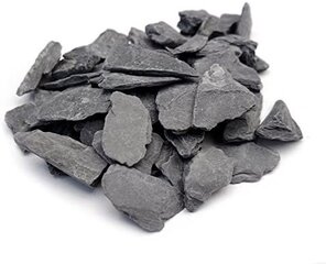 Skalda Black slate 30-60 mm, juodo skalūno, 20 kg x 10 vnt цена и информация | Мульча, декоративная щепа | pigu.lt