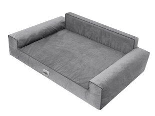 Hobbydog guolis Glamour New Grey Fancy, XL, 98x66 cm kaina ir informacija | Guoliai, pagalvėlės | pigu.lt