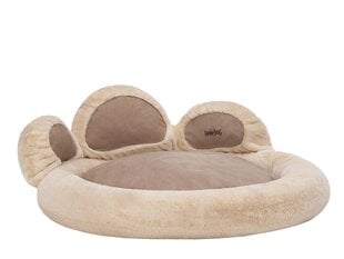 Hobbydog guolis Exclusive Paw Beige, L, 75x75 cm kaina ir informacija | Guoliai, pagalvėlės | pigu.lt