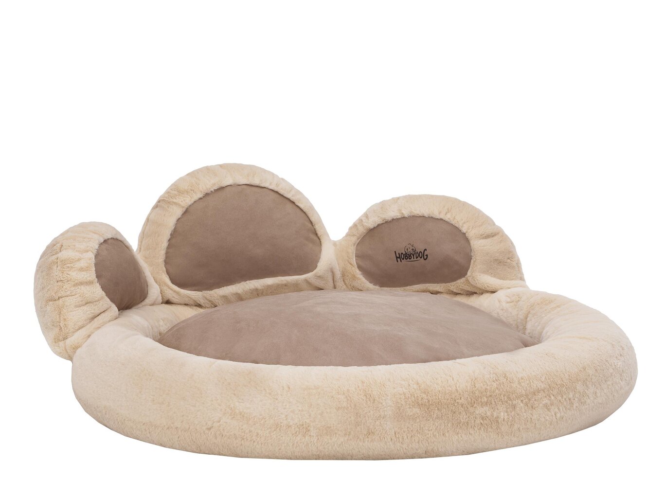 Hobbydog guolis Exclusive Paw Beige, XL, 85x85 cm kaina ir informacija | Guoliai, pagalvėlės | pigu.lt