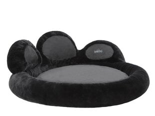 Hobbydog guolis Exclusive Paw Black, XL, 85x85 cm kaina ir informacija | Guoliai, pagalvėlės | pigu.lt