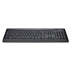 FUJITSU KEYBOARD KB410 USB BLACK US цена и информация | Клавиатуры | pigu.lt