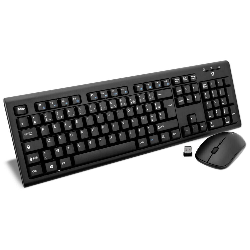 V7 klaviatūra ir pelė CKW200FR kaina ir informacija | Klaviatūros | pigu.lt