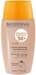 Bioderma Photoderm Nude Touch SPF50+ 40ml цена и информация | Кремы от загара | pigu.lt