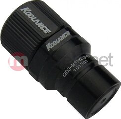 Koolance QD3 Male Quick Disconnect No-Spill Coupling, Compression for 10mm x 13mm (3/8in x 1/2in) Black (QD3-M10X13-BK) kaina ir informacija | Aušinimas vandeniu - aksesuarai | pigu.lt