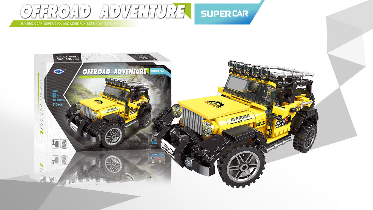 Xingbao, Offroad Adventure, Super Car, Super automobilis kaina ir informacija | Konstruktoriai ir kaladėlės | pigu.lt