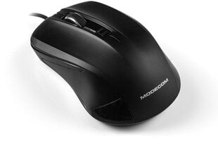 Laidinė optinė pelė Modecom MC-M9.1, juoda, OEM pakuotė kaina ir informacija | Modecom Kompiuterinė technika | pigu.lt