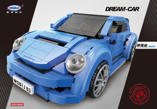Konstruktorius Xingbao, Dream Car, The Beetle, Vabalas kaina ir informacija | Konstruktoriai ir kaladėlės | pigu.lt