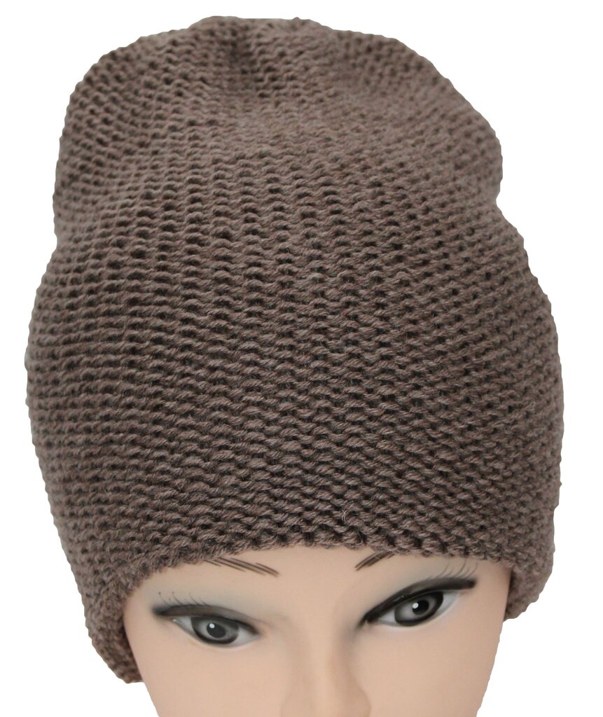 Megzta dviguba kepurė moterims su merino vilna цена и информация | Kepurės moterims | pigu.lt