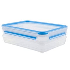 Контейнер для хранения продуктов (для мяса) Masterseal Fresh Box, прямоугольник, 2x0.6 л цена и информация | Посуда для хранения еды | pigu.lt
