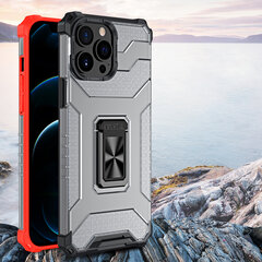 Hurtel Crystal Ring Case skirtas iPhone 13 Pro Max, mėlynas kaina ir informacija | Telefono dėklai | pigu.lt