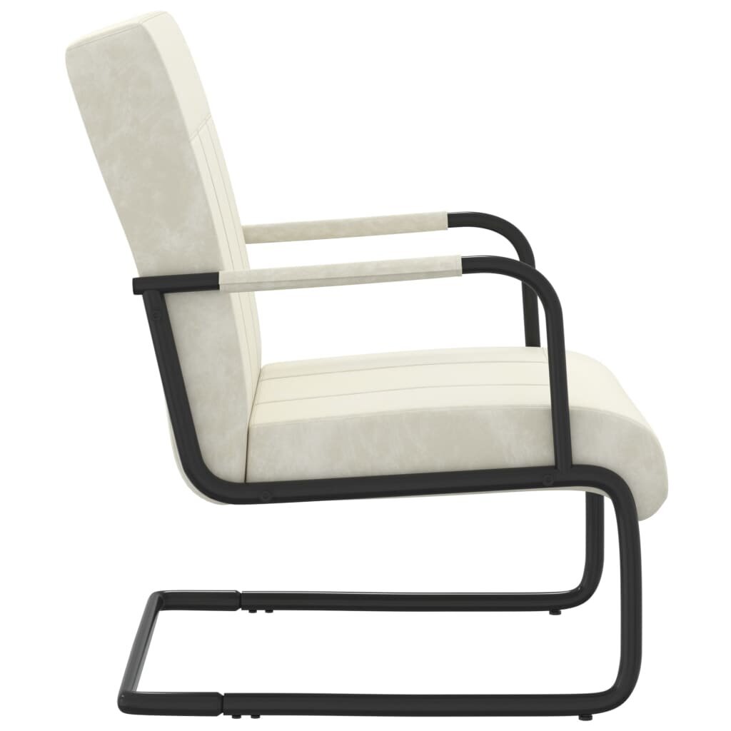 Gembinė kėdė, kreminė kaina ir informacija | Svetainės foteliai | pigu.lt