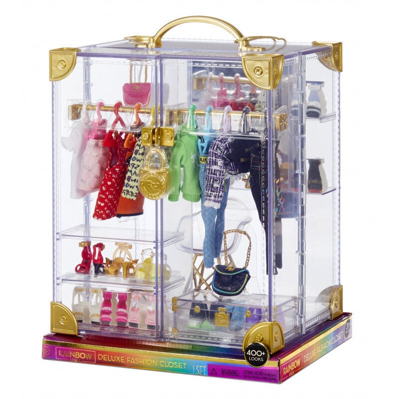 Lėlių drabužių spinta Rainbow High Deluxe kaina ir informacija | Žaislai mergaitėms | pigu.lt