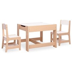 Vaikiškas stalas su 2 kėdėmis kaina ir informacija | Vaiko kambario baldų komplektai | pigu.lt