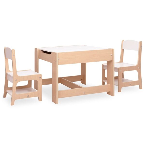 Vaikiškas stalas su 2 kėdėmis цена | pigu.lt