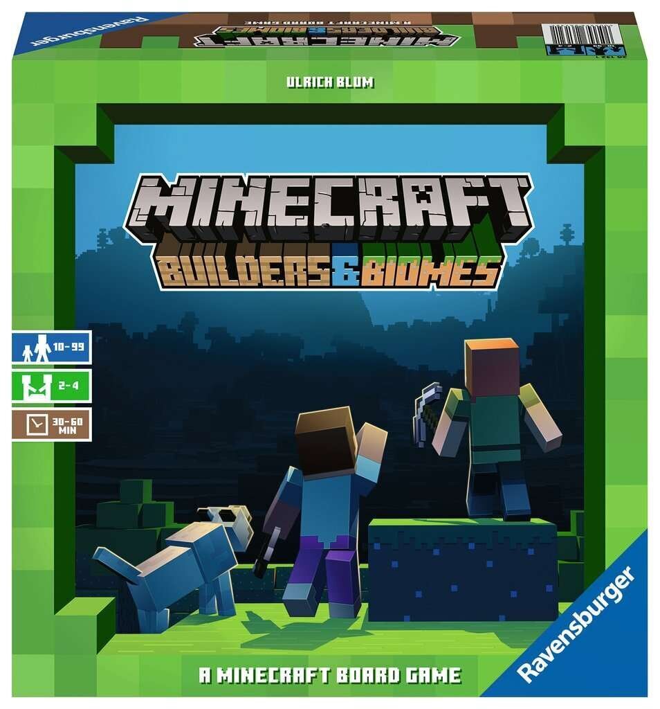Stalo žaidimas Ravensburger Minecraft Builders & Biomes, 27088 kaina ir informacija | Stalo žaidimai, galvosūkiai | pigu.lt
