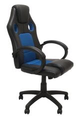 Biuro kėdė Enzo, juoda/mėlyna kaina ir informacija | Biuro kėdės | pigu.lt