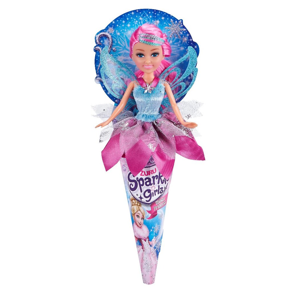 Lėlė kūgelyje Sparkle girlz Winter Princess 10017BQ1 kaina ir informacija | Žaislai mergaitėms | pigu.lt