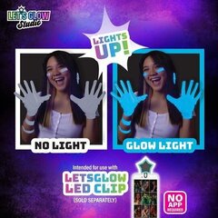 Креативный набор Let's Glow Studio Gloves цена и информация | Развивающие игрушки | pigu.lt