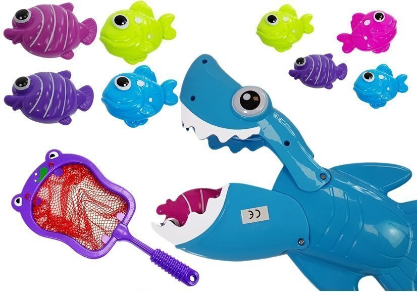 Vonios žaislų rinkinys "Ryklys" цена и информация | Žaislai kūdikiams | pigu.lt