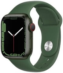 Išmanusis laikrodis Apple Watch Series 7 (GPS + Cellular LT, 41mm) Green Aluminium Case with Clover Sport Band kaina ir informacija | Apple Išmanieji laikrodžiai, apyrankės | pigu.lt