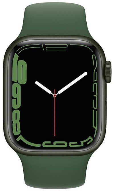 Išmanusis laikrodis Apple Watch Series 7 (GPS + Cellular LT, 41mm) Green Aluminium Case with Clover Sport Band kaina ir informacija | Išmanieji laikrodžiai (smartwatch) | pigu.lt
