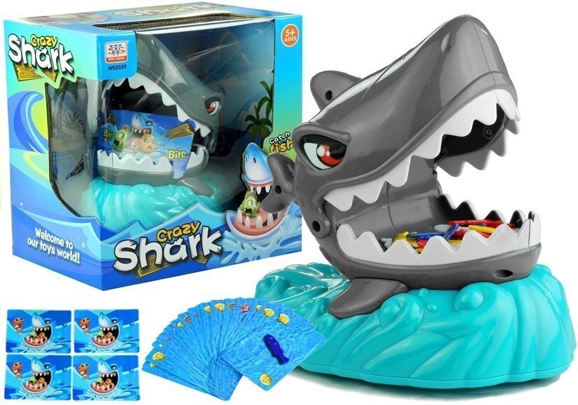 Žaidimas Pašėlęs ryklys Crazy Shark kaina ir informacija | Stalo žaidimai, galvosūkiai | pigu.lt