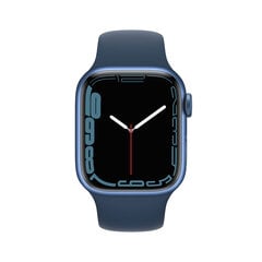 Išmanusis laikrodis Apple Watch Series 7 (GPS + Cellular LT, 41mm) Blue Aluminium Case with Abyss Blue Sport Band kaina ir informacija | Išmanieji laikrodžiai (smartwatch) | pigu.lt