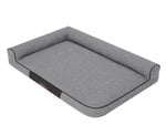 Hobbydog лежак Best Dark Grey XL, 100x66 см