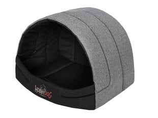 Hobbydog будка Dark Grey Ekolen R3, 55x43 см цена и информация | Лежаки, домики | pigu.lt