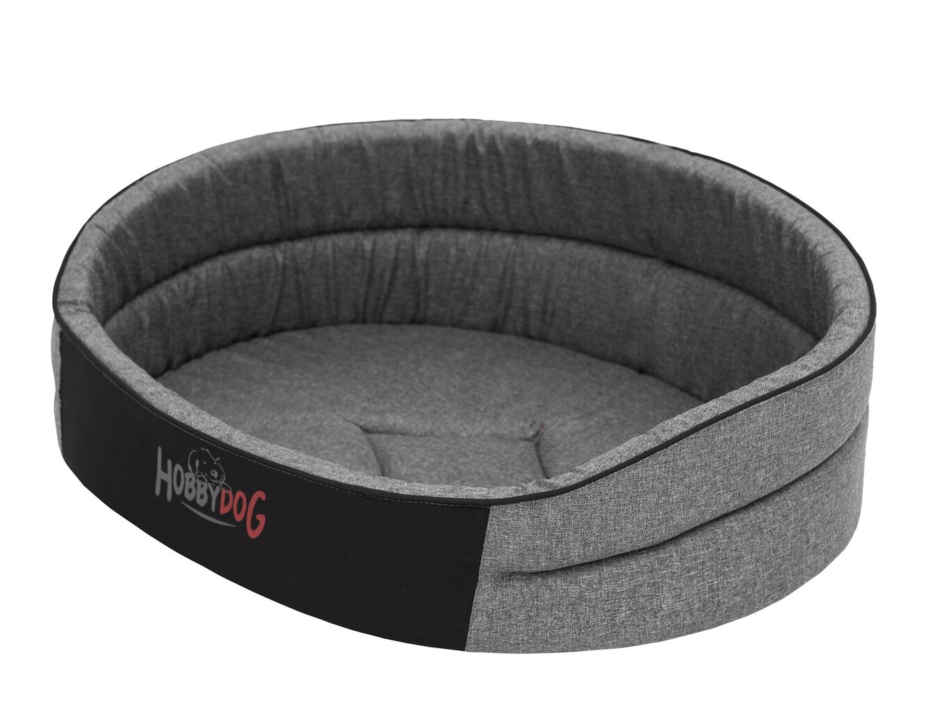 Hobbydog guolis Foam Dark Grey Ekolen R1, 42x30 cm kaina ir informacija | Guoliai, pagalvėlės | pigu.lt
