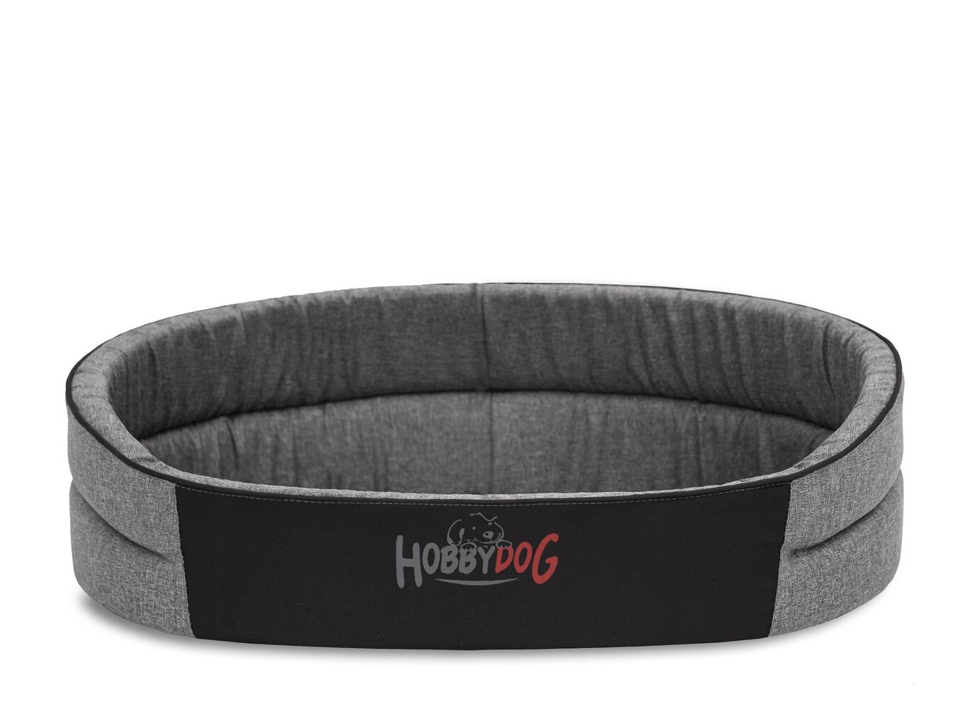 Hobbydog guolis Foam Dark Grey Ekolen R2, 47x33 cm kaina ir informacija | Guoliai, pagalvėlės | pigu.lt