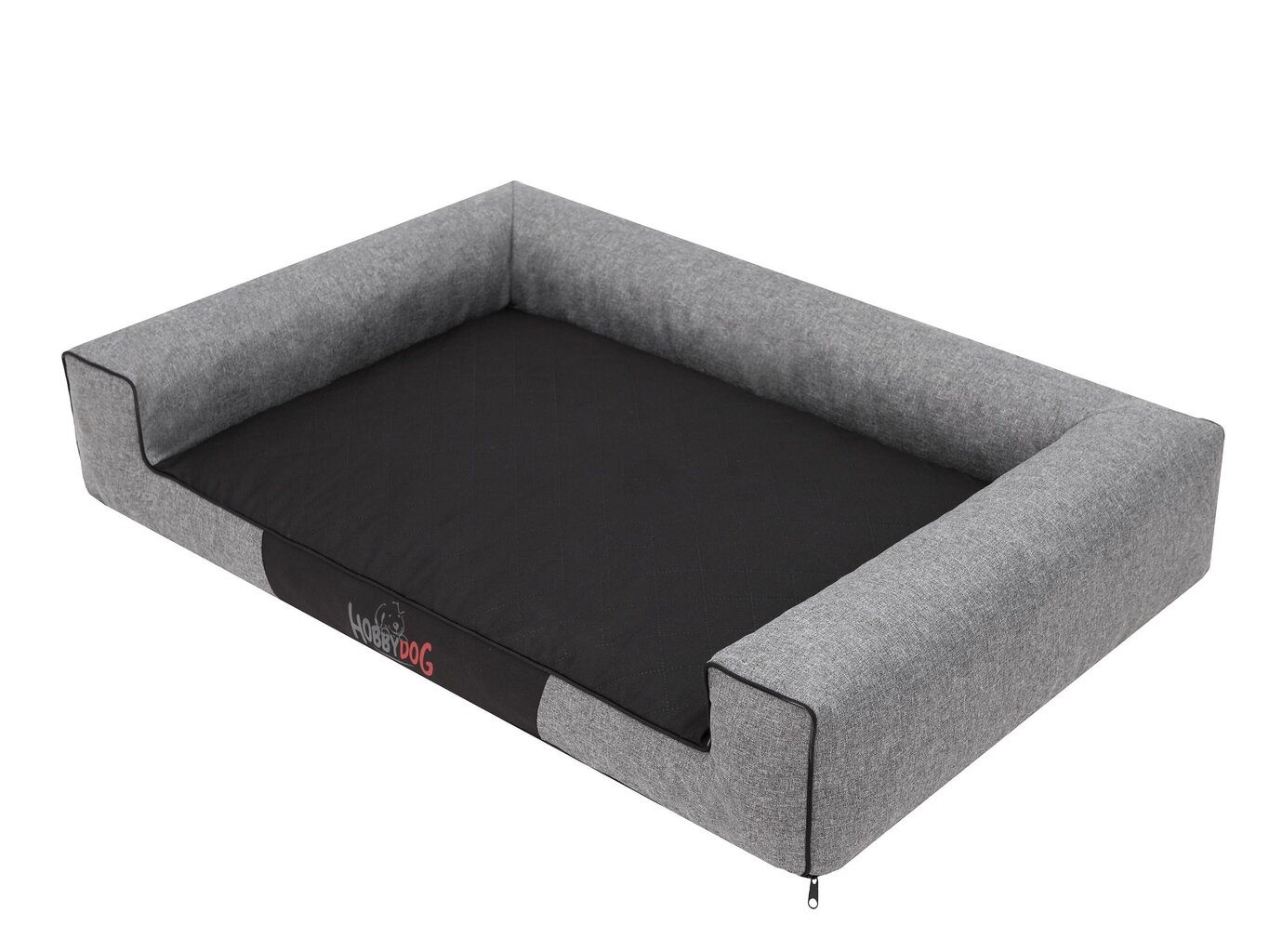 Hobbydog guolis Victoria Dark Grey Ekolen L, 80x55 cm kaina ir informacija | Guoliai, pagalvėlės | pigu.lt