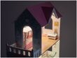 Medinis lėlių namelis - 123 cm, LED apšvietimas, terasa, aksesuarai, darželis цена и информация | Žaislai mergaitėms | pigu.lt
