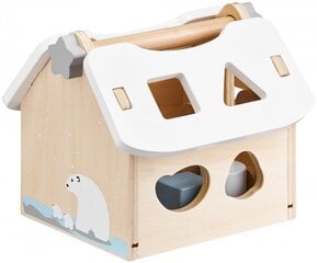 Sorter - деревянный учебный домик с кубиками цена и информация | Развивающие игрушки | pigu.lt