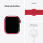 Apple Watch Series 7 GPS + Cellular, 45mm (PRODUCT)RED Aluminium Case ,(PRODUCT)RED Sport Band - MKJU3UL/A kaina ir informacija | Išmanieji laikrodžiai (smartwatch) | pigu.lt