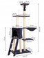 ModernHome draskyklė katei, 138.5 cm kaina ir informacija | Draskyklės | pigu.lt