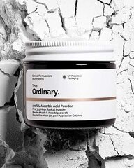 L-аскорбиновая кислота в виде порошка для лица The Ordinary 100% 20 г цена и информация | Сыворотки для лица, масла | pigu.lt