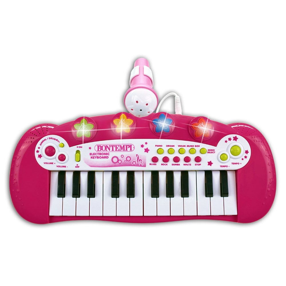 Žaislinis pianinas su mikrofonu Bontempi I Girl kaina ir informacija | Lavinamieji žaislai | pigu.lt