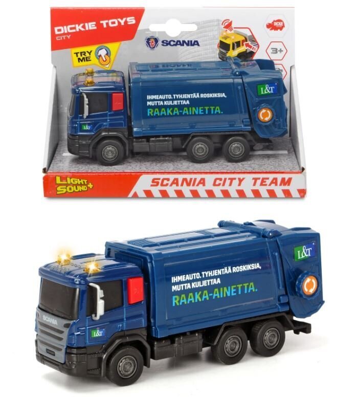 Šiukšliavežis Dickie Toys Scania L&T kaina ir informacija | Žaislai berniukams | pigu.lt