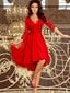 Vakarinė suknelė moterims Numoco, raudona kaina ir informacija | Suknelės | pigu.lt