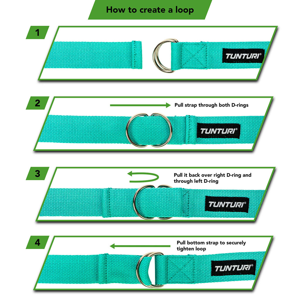 Jogos diržas TUNTURI, turkio sp. kaina ir informacija | Tampyklės ir treniruočių diržai | pigu.lt