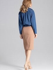 Marškiniai moterims Figl 130146, mėlyni kaina ir informacija | Palaidinės, marškiniai moterims | pigu.lt