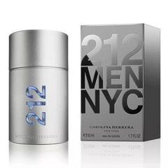 Мужская парфюмерия 212 NYC Men Carolina Herrera EDT (50 ml) (50 ml) цена и информация | Мужские духи | pigu.lt