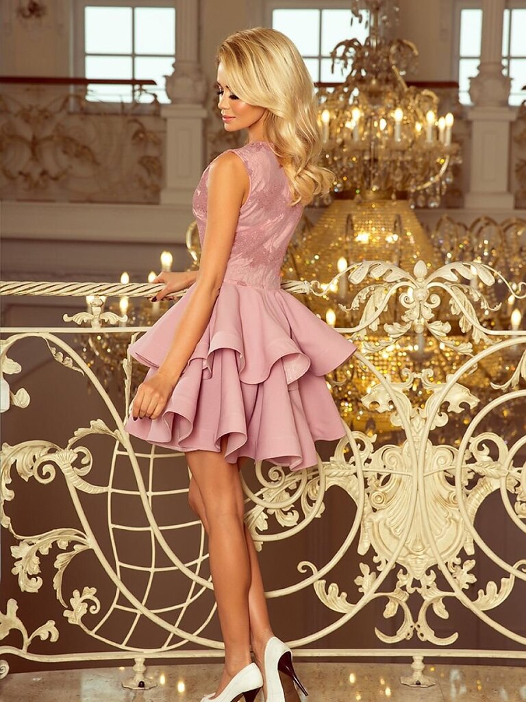Vakarinė suknelė moterims Numoco, rožinė kaina ir informacija | Suknelės | pigu.lt