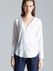 Marškiniai moterims Figl 135808, balti цена и информация | Женские блузки, рубашки | pigu.lt