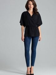 Женская блузка Lenitif 135851, черная цена и информация | Женские блузки, рубашки | pigu.lt